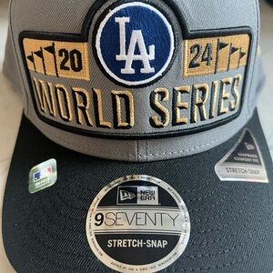 Dodgers New Era 2024 National League Champions Locker Room Hat, NEW
